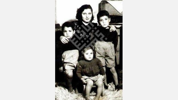 Portrait of Nadia Itani and Three of her Children