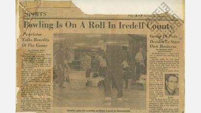 &quot;Bowling is on a Roll in Iredell County&quot; Article About Peter Shadroui 